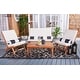 preview thumbnail 6 of 75, SAFAVIEH Outdoor Chaston 4-Piece Conversation Patio Set with Accent Pillows