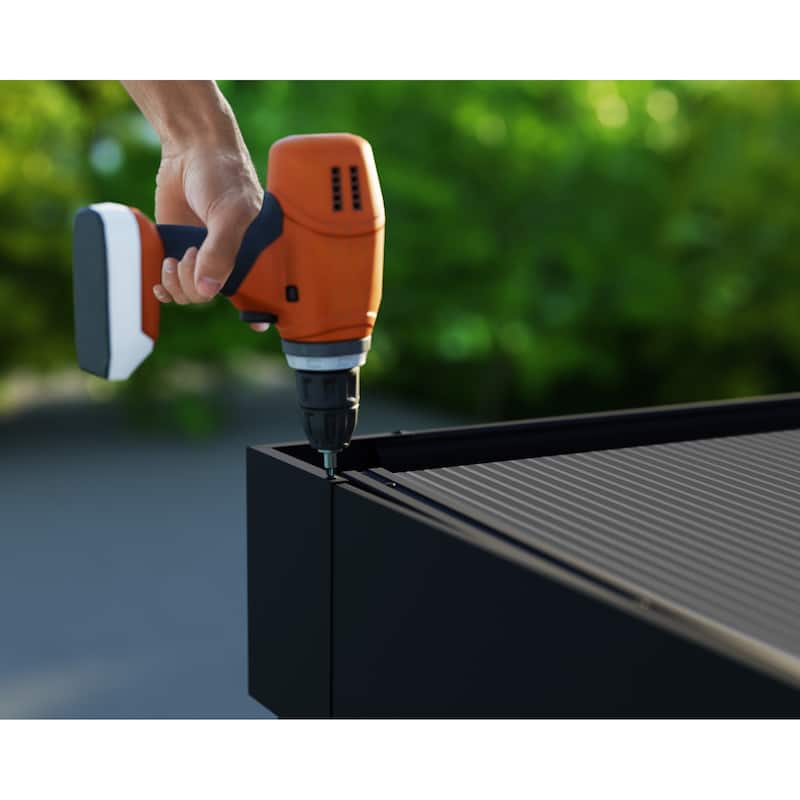 Canopia Oslo 6ft. Black/Gray Opaque Outdoor Carport