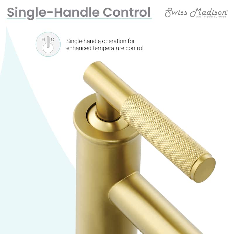 Avallon Single Hole, Single-Handle Sleek, High Arc Bathroom Faucet