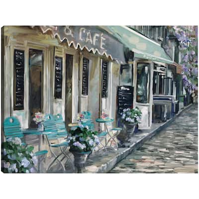 Bistro de Paris II By Studio Arts Canvas Art Print