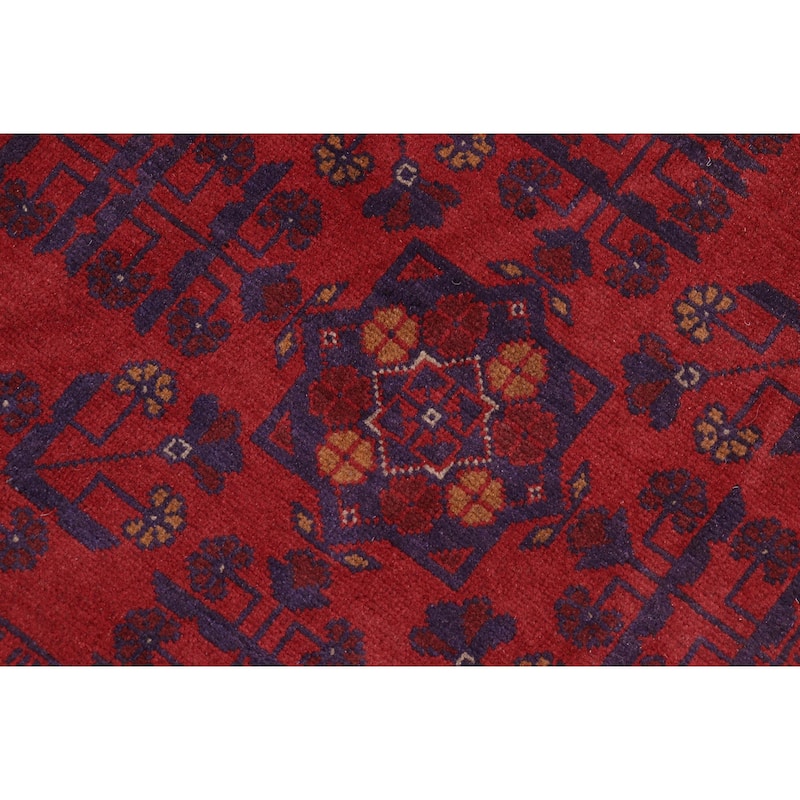 Southwestern Biljik Khal Mohammadi Sariyah Red/Blue Rug - 4'11'' x 6'5''