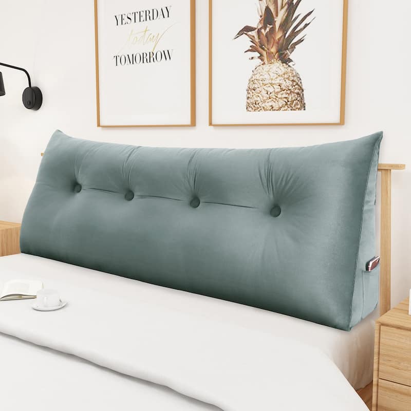 WOWMAX Bed Wedge Bolster Sit Up Reading Pillow Backrest