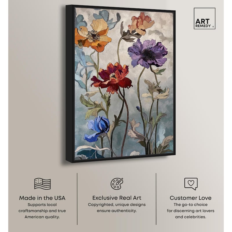Hued Blossom I Canvas by Art Remedy