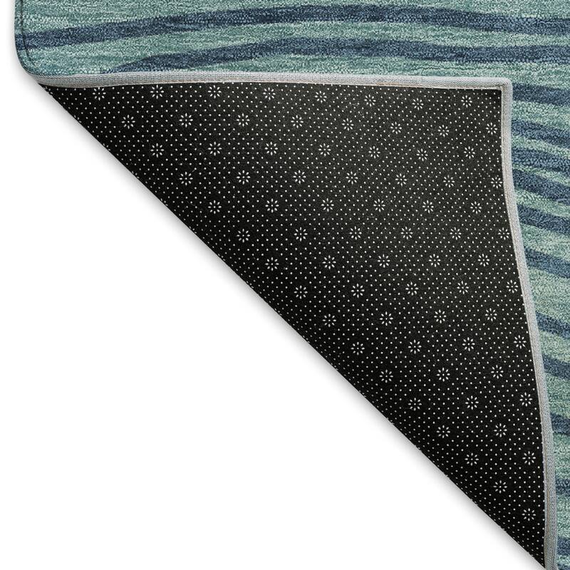 Machine Washable Indoor/ Outdoor Modern Arches Chantille Rug
