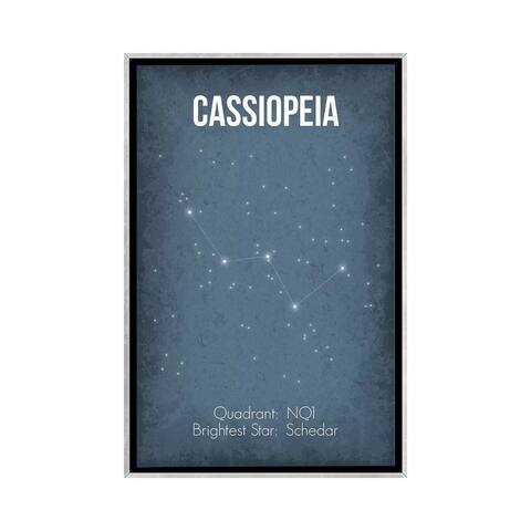 iCanvas "Cassiopeia" by GetYourNerdOn Framed