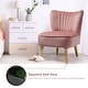preview thumbnail 33 of 37, Costway Armless Accent Chair Modern Velvet Leisure Chair Single