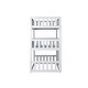 preview thumbnail 50 of 49, Triple Bunk Bed with Ladders,Guardrails,Twin over Twin over Twin