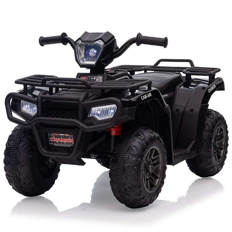 12V Battery-Operated Kids ATV, Dual Speed Adjustment, LED Light, Music, USB
