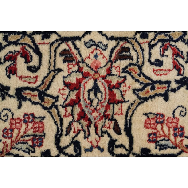 Hand Knotted Oriental 100% Wool Carpet Traditional All-Over Navy Blue & Blues Sarouk Area Rug - 17' 0'' X 10' 4''