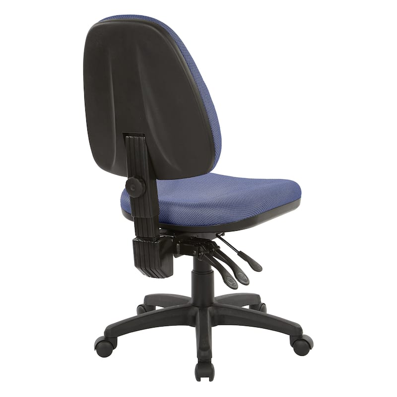 Dual-function Upholstered Cushioned Ergonomic Task Chair