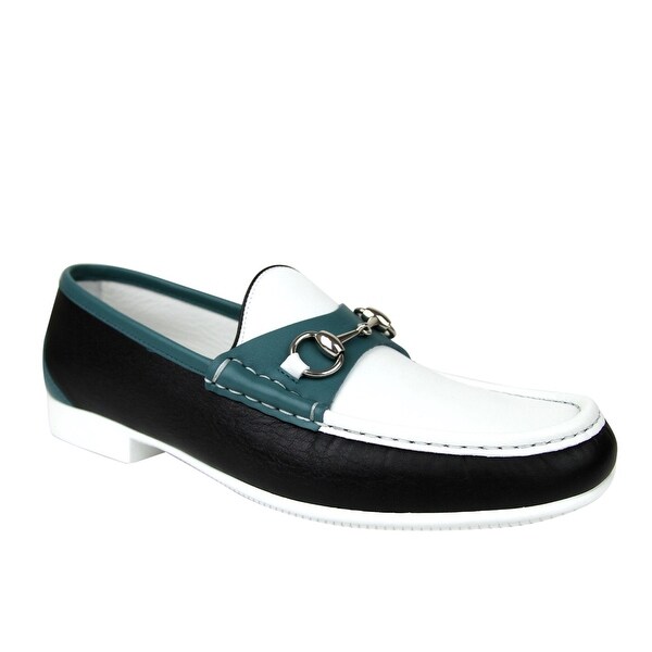 mens white leather moccasins