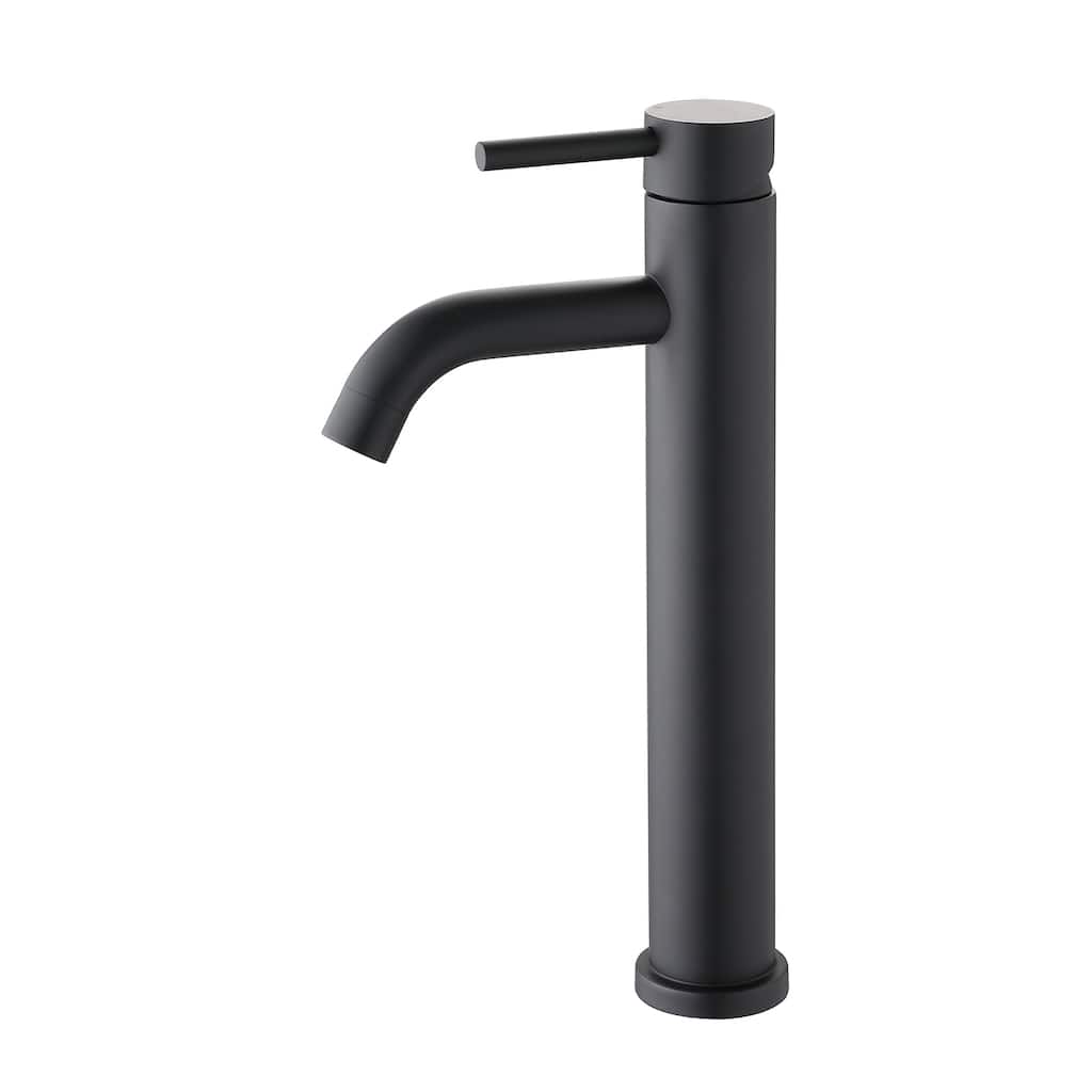 Bathroom Modern Tall Faucets Single Handle One Hole Lavatory Bathroom Sink Faucet