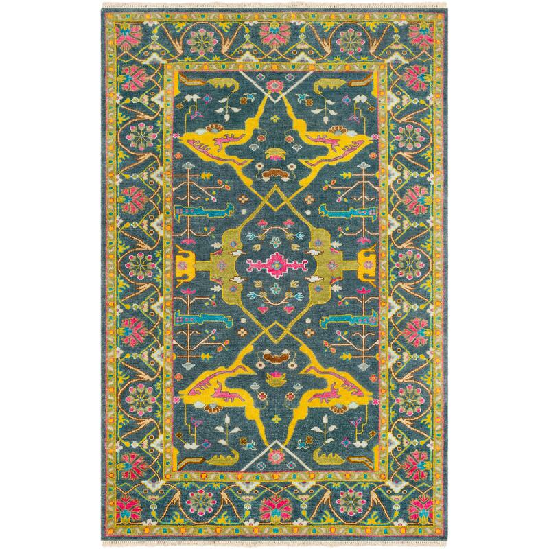 Handmade Dimitri Vibrant Persian Wool Area Rug
