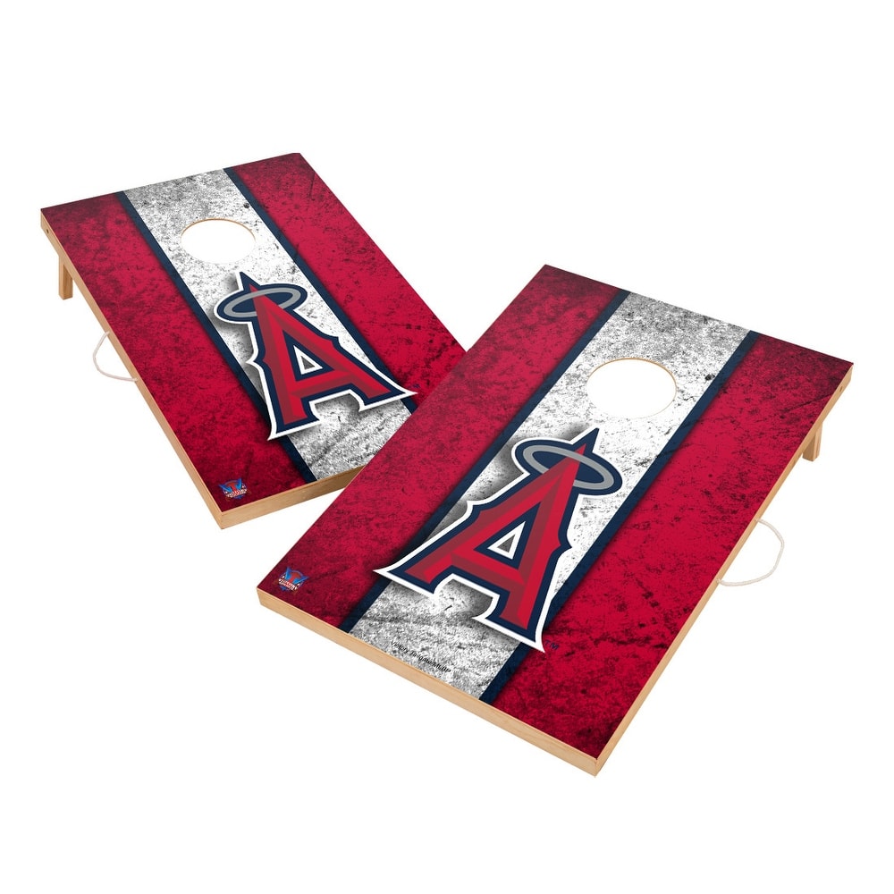 Vintage Los Angeles Angels MLB Regulation 2x4 Cornhole Set
