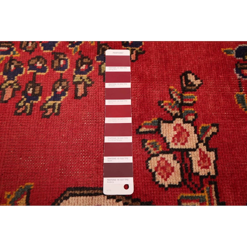 ECARPETGALLERY Hand-knotted Antalya Vintage Red Wool Rug - 6'9 x 9'6