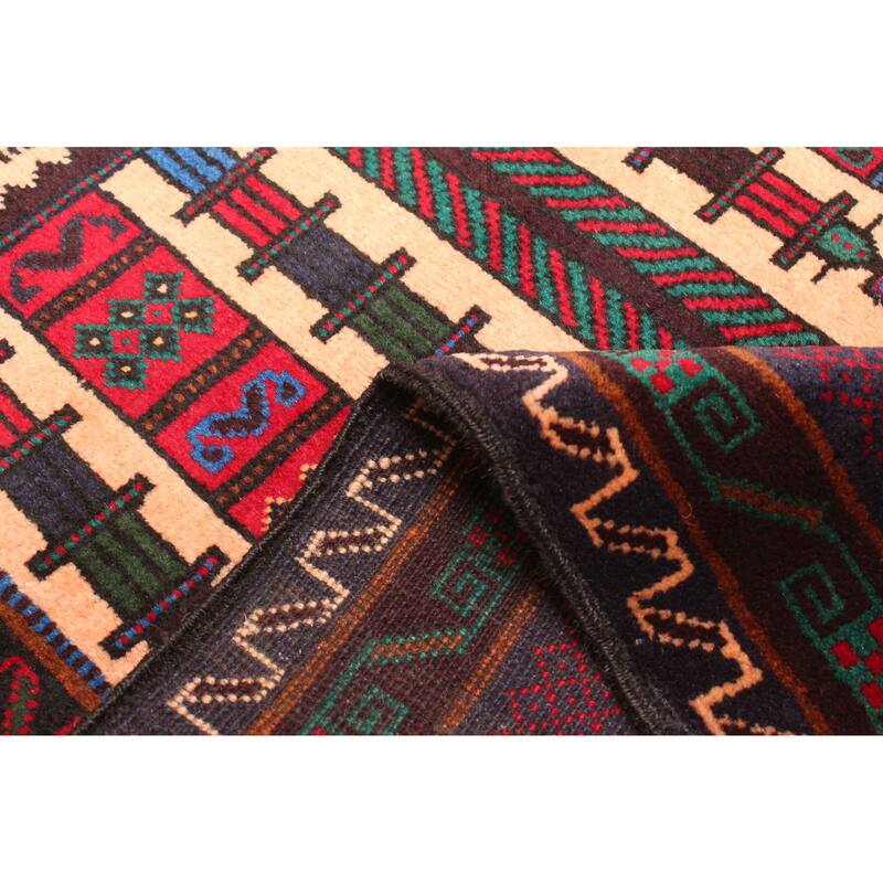 ECARPETGALLERY Hand-knotted Teimani Light Orange Wool Rug - 2'8 x 4'2