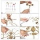 preview thumbnail 13 of 12, Alegate Modern Glam 3-Light Gold Drum Chandelier Glass Pendant for Dining Room