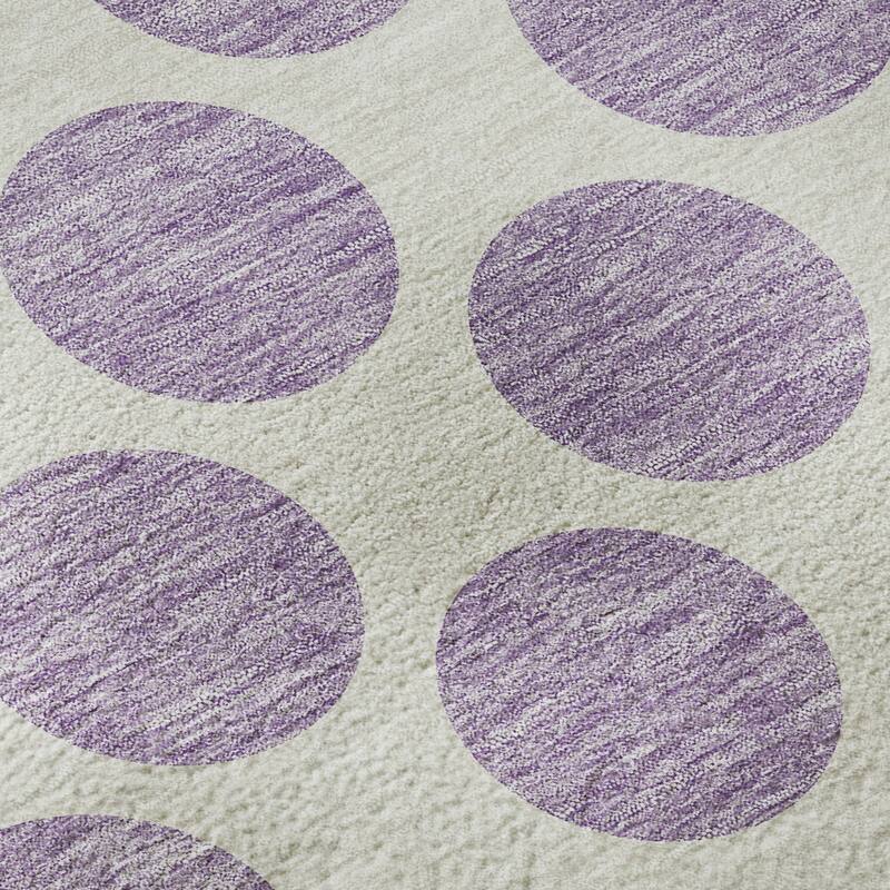 Premium Washable Super Soft Geo Dots Mayfield Rug