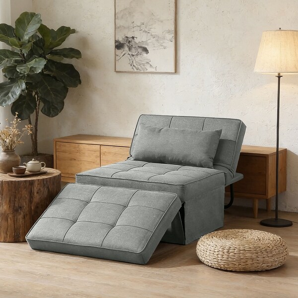 Ainfox Convertible Sofa Bed,4 in 1 Multi-Function Folding Ottoman