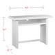 preview thumbnail 13 of 12, SEI Furniture Kleberg White Convertible Console to Dining Table