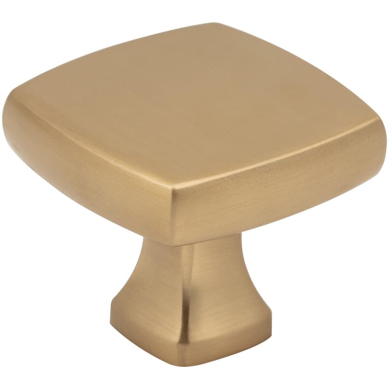 Jeffrey Alexander 663 Griffin 1-3/8" Elegant Soft Square Cabinet / - Satin Bronze