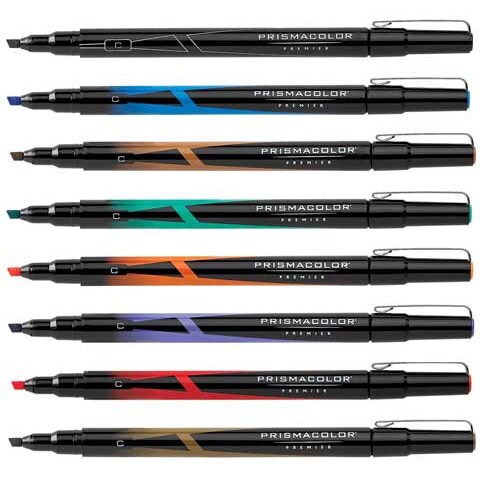 Prismacolor - Premier Chisel Tip Marker - Black