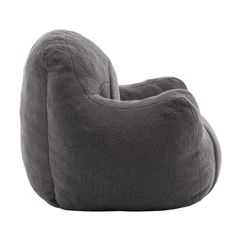 Oversized Teddy Bean Bag Chair with Anti-Slip Base