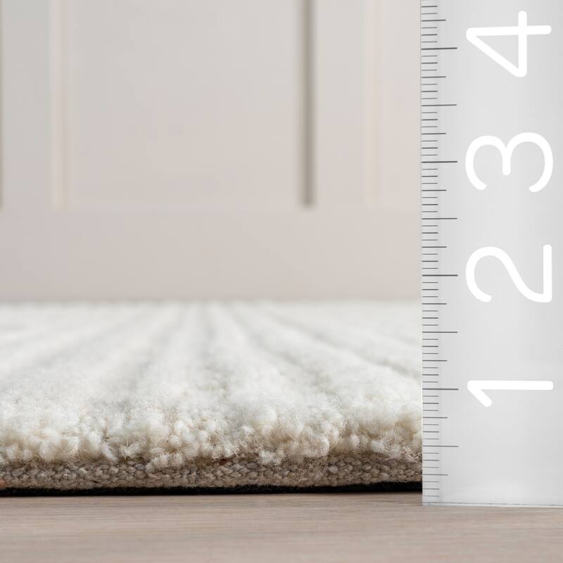 Southwest Striped Wool Area Rug