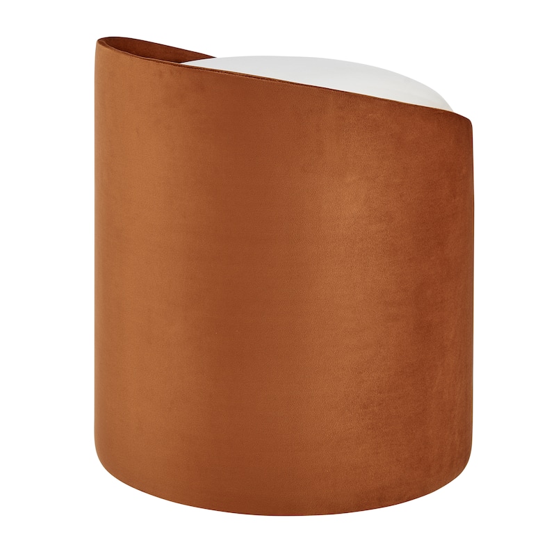 NPD Furniture Vinda Velvet Fabric Ottoman
