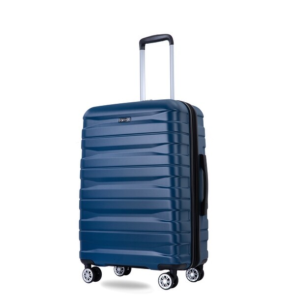 3 Piece PC Expandable 21/25/29inches Luggage Sets,Suitcase with