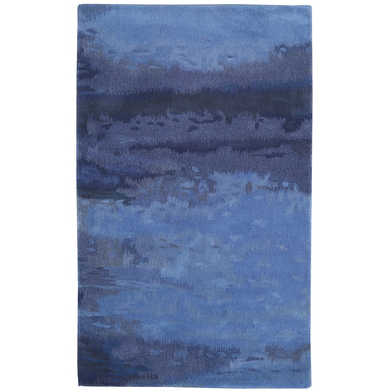 Calvin Klein Home Luster Wash Area Rug - 3' x 5' - Indigo - Rectangle