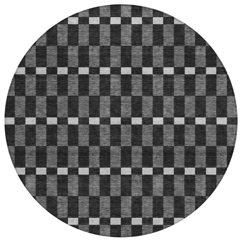 Machine Washable Indoor/ Outdoor Modern Augusta Chantille Rug