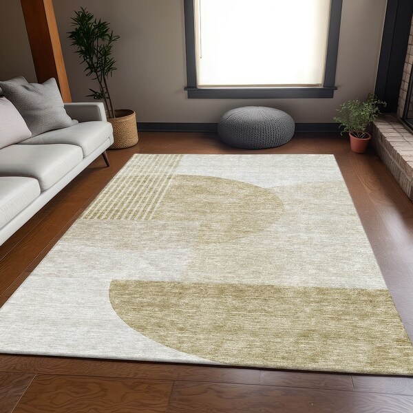 Premium Washable Super Soft Modern Deco Mayfield Rug - On Sale