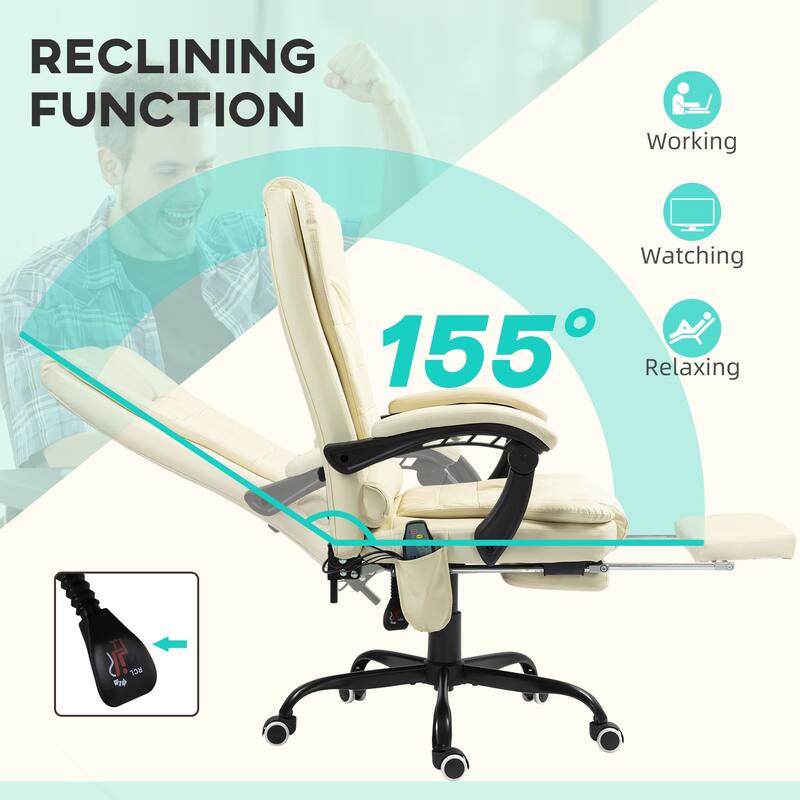 Vinsetto 7-Point Vibrating Massage Office Chair