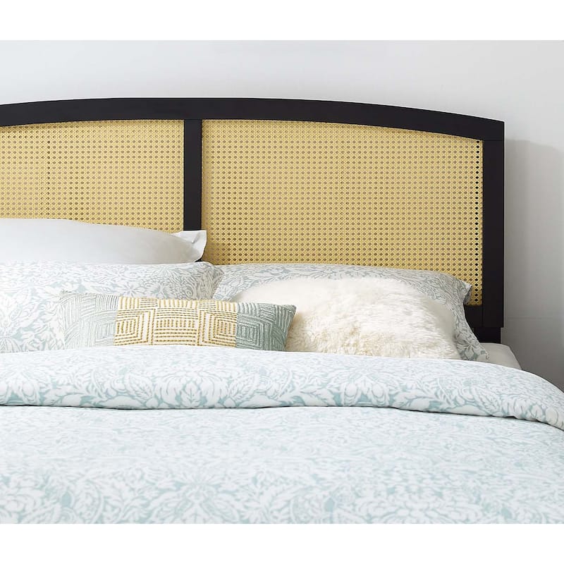 Hartford Arched Queen Size Black Wooden Headboard Bed Bath & Beyond