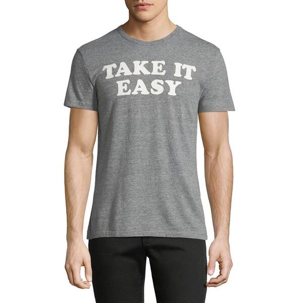 Shop Chaser Men S Take It Easy Crewneck T Shirt Small S Grey