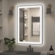 preview thumbnail 22 of 36, KIOTEE Rectangular Framed Front & Back LED Lighted Anti-Fog Tempered Glass Bathroom Vanity Mirror with ETL and 3-Year Warranty 36x24