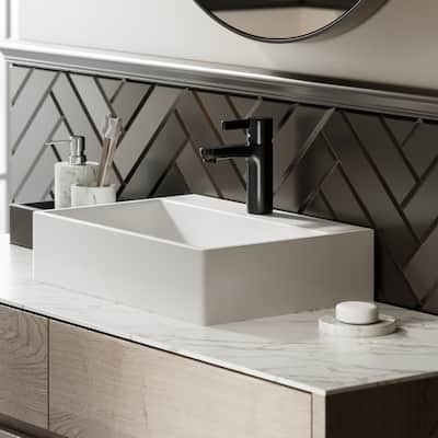 Swiss Madison SM-VS203 Claire 20" Rectangle Ceramic Vessel Sink