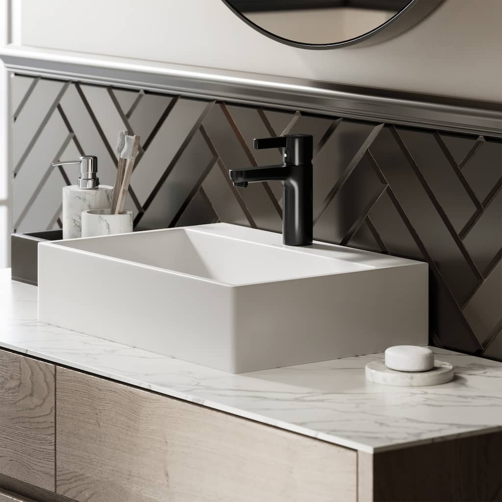 Swiss Madison SM-VS203 Claire 20" Rectangle Ceramic Vessel Sink