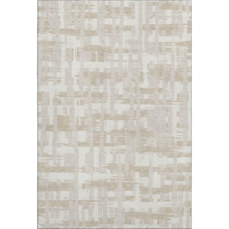 Premium Washable Super Soft Contemporary Plaid Mayfield Rug