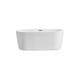 Option Glossy White with Chrome Trim
