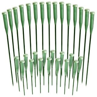 30 Pack Stem Water Tubes for Flowers with Caps, Extendable Vials for Floral Arrangements, Florist Supplies, 6 and 12 Inches