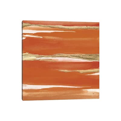 iCanvas "Gilded Mandarin I Burnt Orange" by Chris Paschke Canvas Print