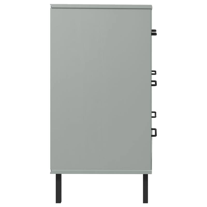 vidaXL Sideboard Chest of Drawers Storage Cabinet with Drawers Solid Wood OSLO - 30.3" x 15.7" x 31.3"