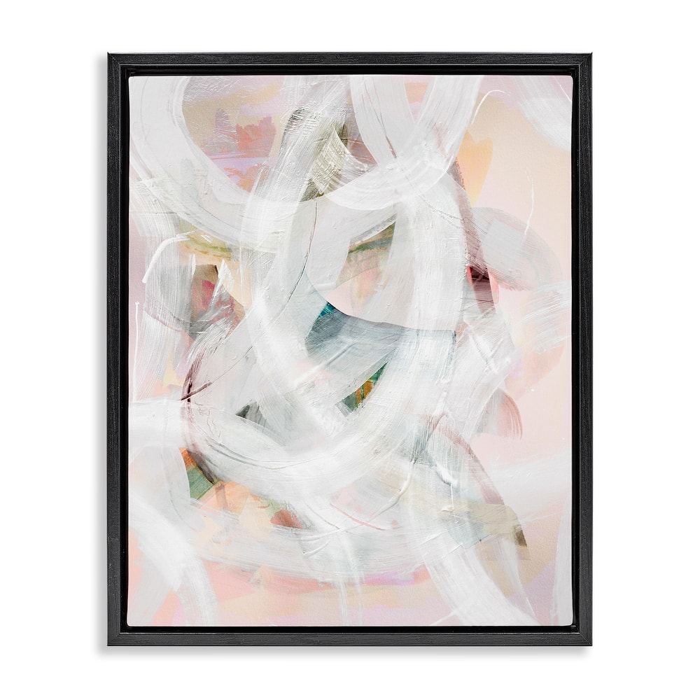 Stupell Tender Moments Abstraction Framed Floater Canvas Wall Art Design By Gemma Bardot