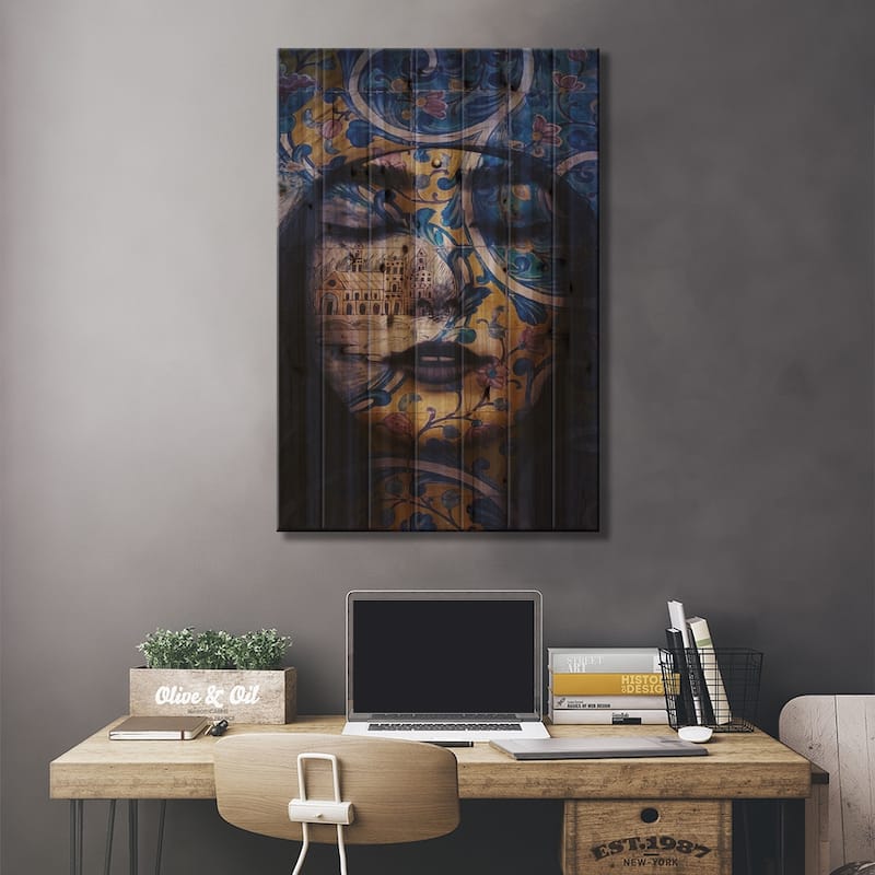 Women Life Freedom I Print On Wood by Hobopeeba - Multi-Color