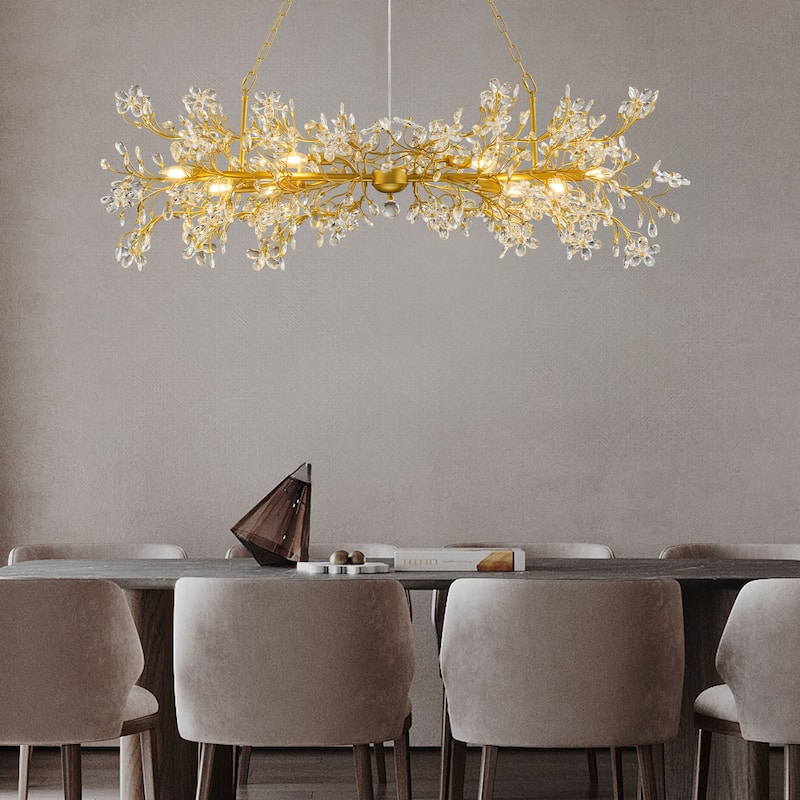 KAYLA D800/D1000/L1300 Tree Branch Chandelier Dining Pendant - Copper Color