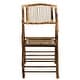 preview thumbnail 9 of 12, Bamboo Wood Event Folding Chairs (Set of 4)