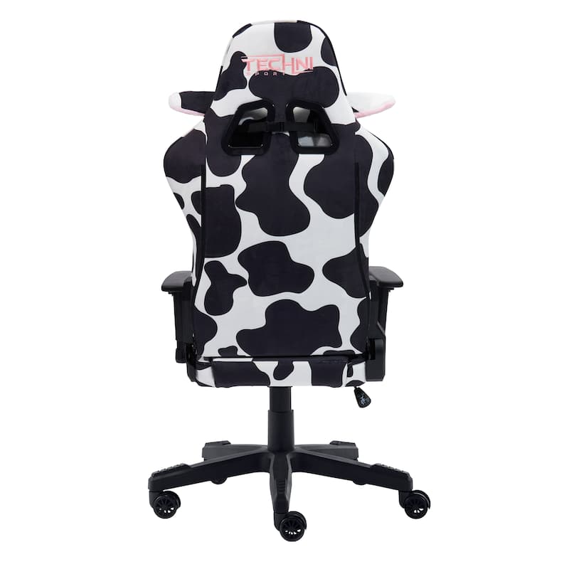 Cow Print Series Gaming Chair for Office Room,Living Room