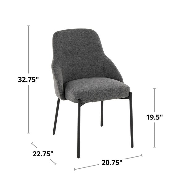 Porch & Den York Upholstered Chair (Set of 2)